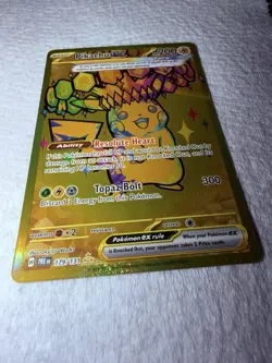 Pokemon TCG Pikachu EX Prismatic Evolutions Gold Hyper Rare Card 179/131 MINTY - Image 2