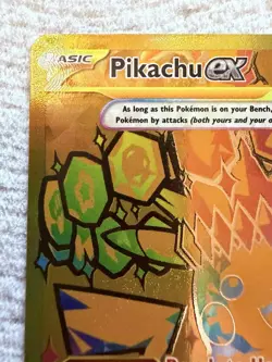 Pokemon TCG Pikachu EX Prismatic Evolutions Gold Hyper Rare Card 179/131 MINTY - Image 4
