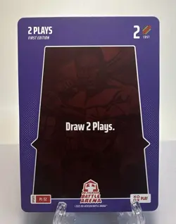 2 Plays 2025 Bo Jackson Battle Arena Alpha Update Play Card #PL-52 - Image 1