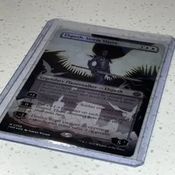 Elspeth, Storm Slayer (Borderless) [Tarkir: Dragonstorm] Foil - Image 5