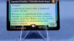 Leatherhead, Swamp Stalker Extended Art FOIL NM Teenage Mutant Ninja Turtles MTG - Image 3