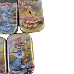 Pokemon TCG Scarlet & Violet Prismatic Evolutions Sealed Mini Tin -- Lot Of 5 - Image 3