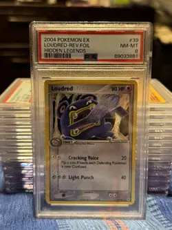 2004 Pokemon EX Hidden Legends Reverse Loudred Reverse Foil #39 NM-MT 8 - Image 2