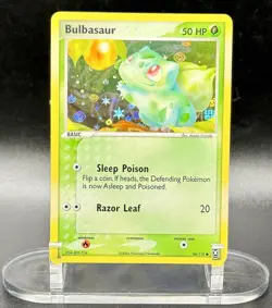 Bulbasaur 54/112 Reverse Holo Pokemon EX FireRed & LeafGreen 2004 Vintage LP/MP - Image 2