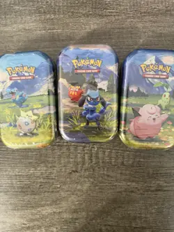 POKEMON TINS ASCENDED HEROS LOT OF 3 - Image 1