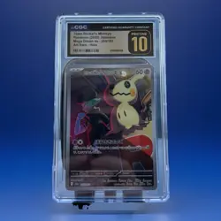 Team Rocket's Mimikyu 205/193 - CGC PRISTINE 10 - Mega Dream ex - Pokemon TCG - Image 1