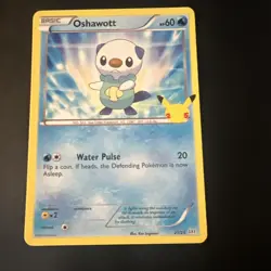 Pokemon TCG Oshawott 21/25 McDonalds 25th Anniversary Regular Promo NM/M - Image 2