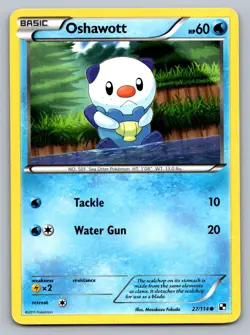 Pokemon TCG Black & White Oshawott #27 - Image 1