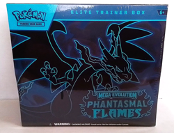 Pokemon TCG Mega Evolution Phantasmal Flames ETB Elite Trainer Box! NEW! TEARS! - Image 1