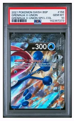 Pokemon 2021 Greninja V Union Promo Set Sequential Order PSA 10 Set - Image 3