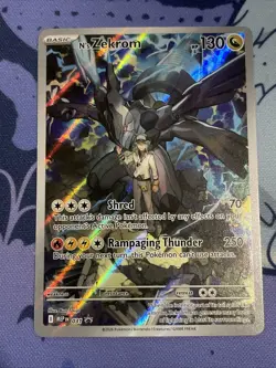 Pokemon TCG N’s Zekrom #031 Black Star Promo Full Art Ascended Heroes - Image 1