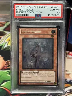 yugioh effect veiler ultimate rare 1st edition psa 10 - Image 1