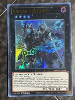 🔥 Yu-Gi-Oh! Raider's Knight 1st Ed. PHRA-EN040 Ultra Rare NM - Image 1