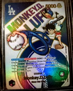 Monkey.D.Luffy (010) (Dodgers x ONE PIECE) EB02-010 One Piece Promotion Cards... - Image 1