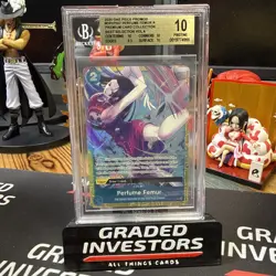 PERFUME FEMUR ONE PIECE BGS 10 PRISTINE RARE ALT ART OP07-057 Best Selection 4 - Image 1