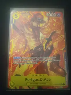 One Piece Portgas D Ace R PRB02-018 PRB-02 Alt - Image 1