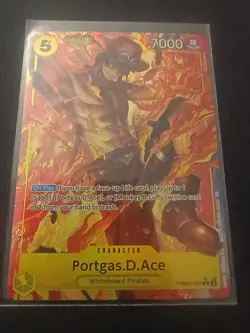 One Piece Portgas D Ace R PRB02-018 PRB-02 Alt - Image 5