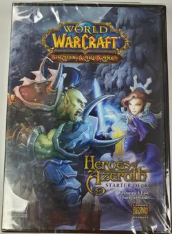 HEROES OF AZEROTH Starter Deck World of Warcraft Trading Card Game *New/Sealed* - Image 1