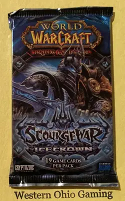 World Of Warcraft TCG Scourgewar Icecrown Booster Pack NEW WOW CCG - Image 1