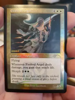 Magic the Gathering Retro Frame Exalted Angel Foil Promo Card 30th Anniv. MtG - Image 1