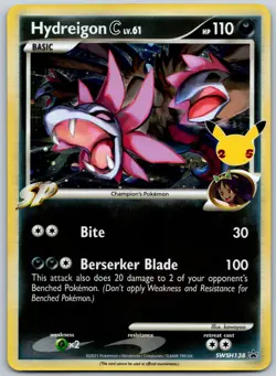 Hydreigon C lv.61 Promo SWSH: Sword & Shield Promo Cards SWSH138 NM - Image 1