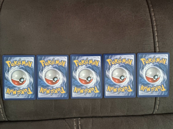 FOUR Shadowless Energy Pokemon Cards Base Set & ONE Lightning Holo WOTC Vintage - Image 5