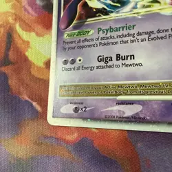 Pokemon TCG Mewtwo LV.X Black Star Promo DP28 Holo Card, LP Condition - Image 5