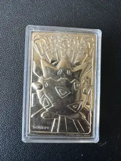Pokemon Togepi Burger King 23k Gold Plated Trading Card 1999 Nintendo - Image 1