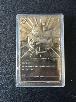 Pokemon Togepi Burger King 23k Gold Plated Trading Card 1999 Nintendo - Image 2