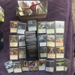 Magic: The Gathering Marvel Spider-Man Card Lot (MinT Condition) 209 Cards Fresh - Image 2