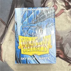 Dragon Shield Sky Blue Matte Premium Japanese Card Sleeves 60 Pack - Image 1