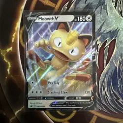 Meowth V SWSH004 SWSH: Sword & Shield Promo Cards Holo - Image 1