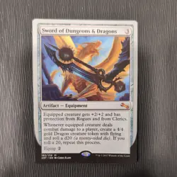 Sword of Dungeons & Dragons LP Unstable UST 163 Regular MTG FREE SHIPPING - Image 1