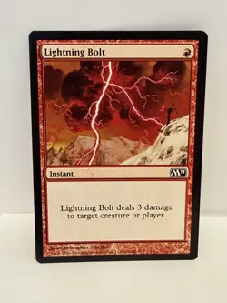 Lightning Bolt #149/249 Magic The Gathering (MTG) M11 LP - Image 1