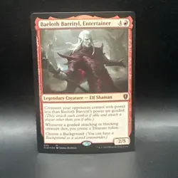 Baeloth Barrityl, Entertainer FOIL MTG Baldurs Gate Commander Legends Magic - Image 1