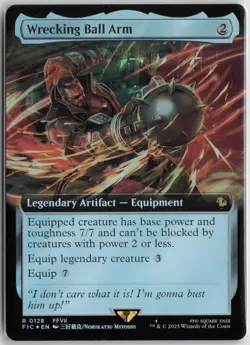 Wrecking Ball Arm (Extended Art) Foil R Commander: FINAL FANTASY 128 NM - Image 1