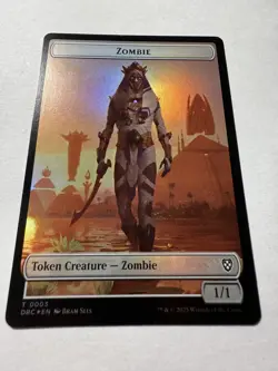 Champion of Wits (5) / Zombie (3) Token Commander: Aetherdrift Foil - Image 1