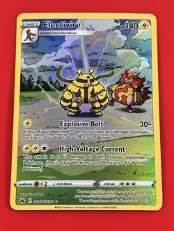 Crown Zenith: Galarian Gallery #GG08/GG70 Electivire Pokemon Card - Image 1