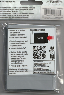 Trick Room 2024 POKEMON TCG ULTRA PRO DECK PROTECTOR CARD SLEEVES 65-count - Image 2