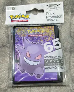 Pokemon TCG Ultra Pro Gengar Deck Protector Sleeves 65 Count Pack NEW - Image 1