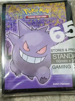 Pokemon TCG Ultra Pro Gengar Deck Protector Sleeves 65 Count Pack NEW - Image 2