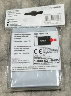 Pokemon TCG Ultra Pro Gengar Deck Protector Sleeves 65 Count Pack NEW - Image 3