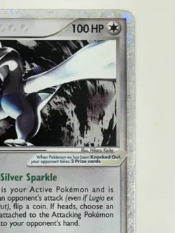 Pokemon TCG Lugia ex 105/115 Unseen Forces Holo Silver Border - Image 3
