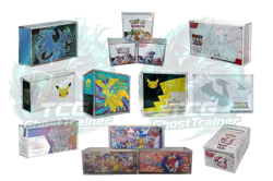 Pokemon Acrylic Display Case with Magnetic Lid Protection for SEALED PRODUCTS - Image 1