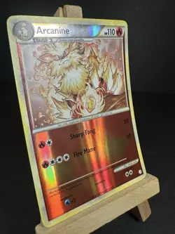 Pokemon Reverse Holo Arcanine HeartGold SoulSilver 1/123 Near Mint NM - Image 3