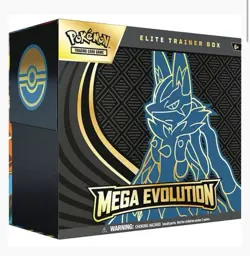 Pokemon TCG - Mega Evolutions Elite Trainer Box (Lucario) - Sealed & New - Image 1