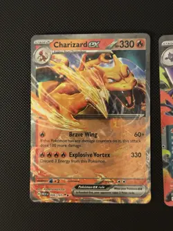 Pokemon TCG Double Rare Holo Charizard EX 6/165 & Mega Gengar EX 56/94 Lot - Image 2