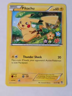 Pikachu 27/111 Common Furious Fists Pokemon NM - Image 1