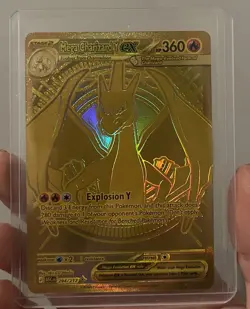 Pokemon Mega Charizard Y EX 294/217 Gold Hyper Rare Ascended Heroes Fresh Pull - Image 1