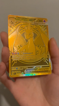 Pokemon Mega Charizard Y EX 294/217 Gold Hyper Rare Ascended Heroes Fresh Pull - Image 2